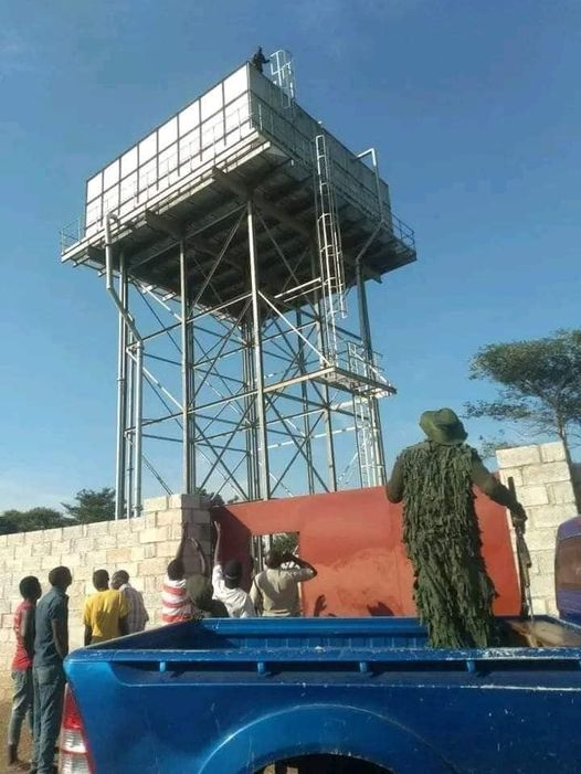 Zambian Man Attempts To Jump From Water Tank After Girlfriend Dumped Him For Another Man