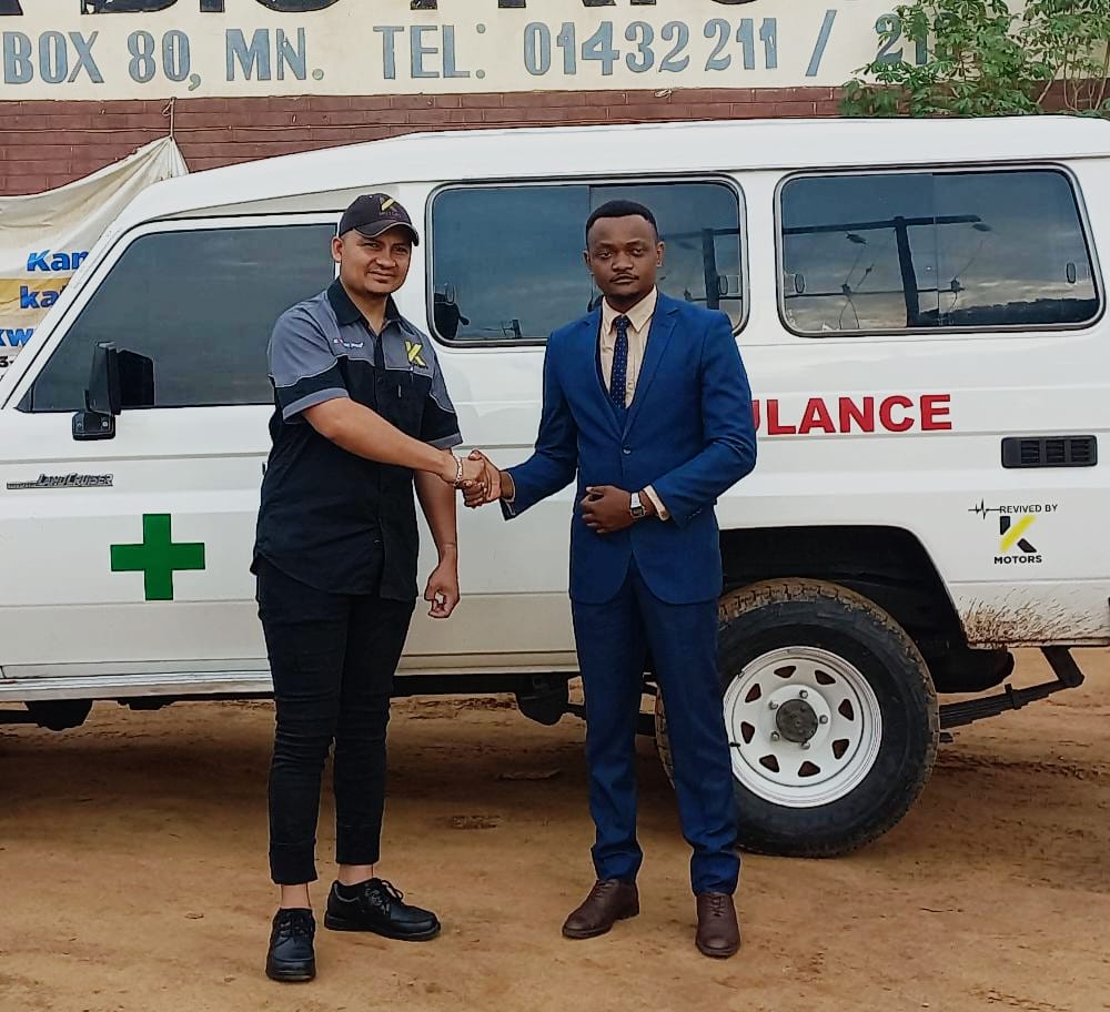 K-MOTORS HANDS OVER SERVICED AMBULANCE TO MWANZA HOSPITAL