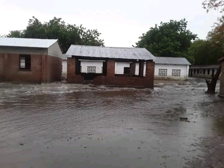 MPHATSA PRIMARY SCHOOL AFFECTED BY HEAVY RAINS IN NSANJE