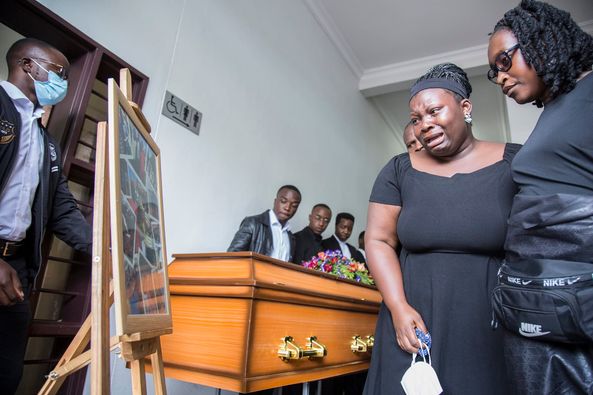 Zambian student who died in Ukraine fighting for Russia to be laid to rest today, see pictures of his memorial