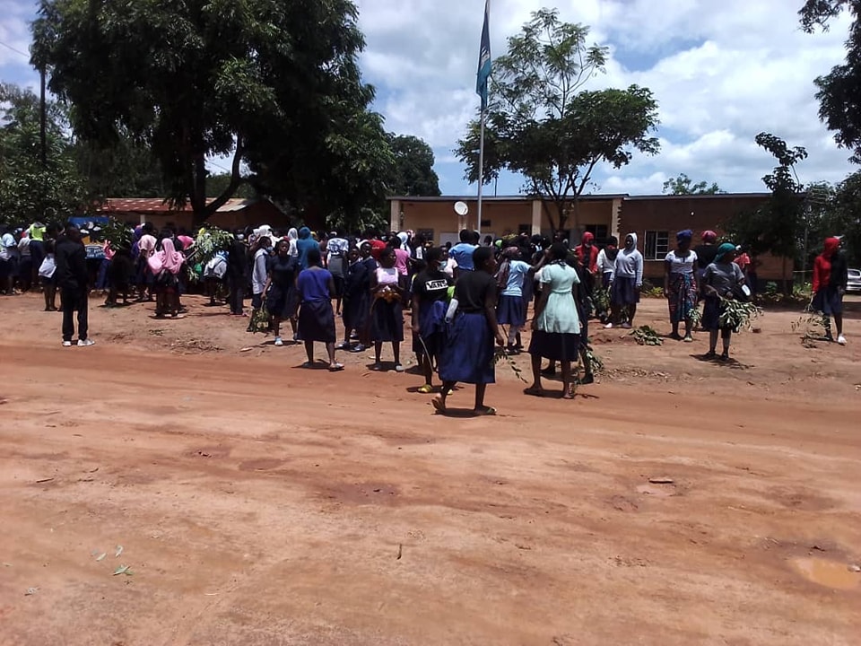 Neno girls secondary school students on rampage