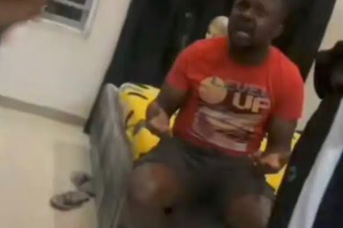 Lady Catches Married Man Who Sneaked Into Her Home At Night To See Her Maid