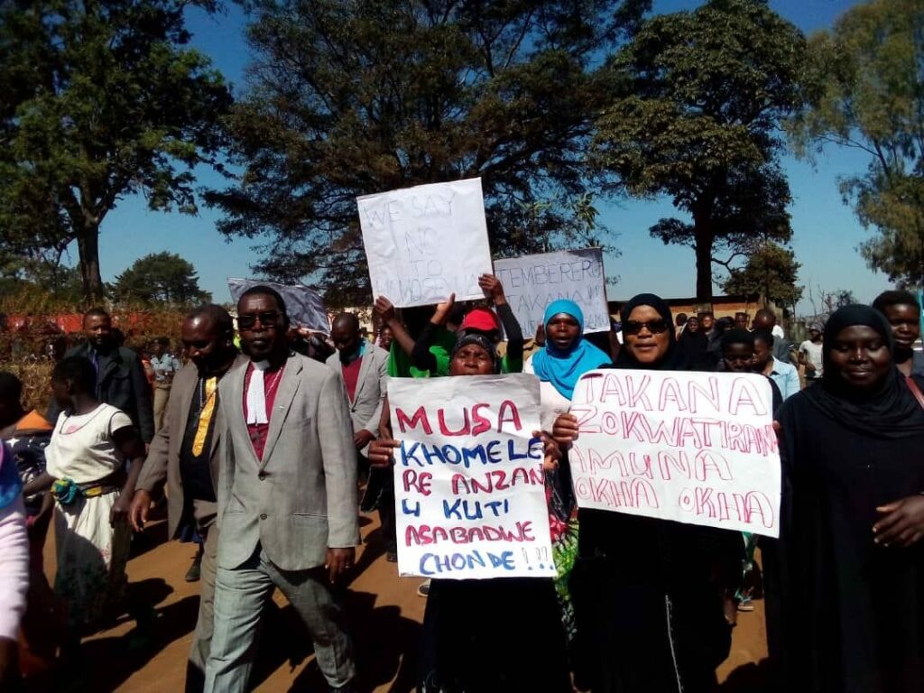 Pastors Fraternal Demonstrate against Homos3xuality In Dedza