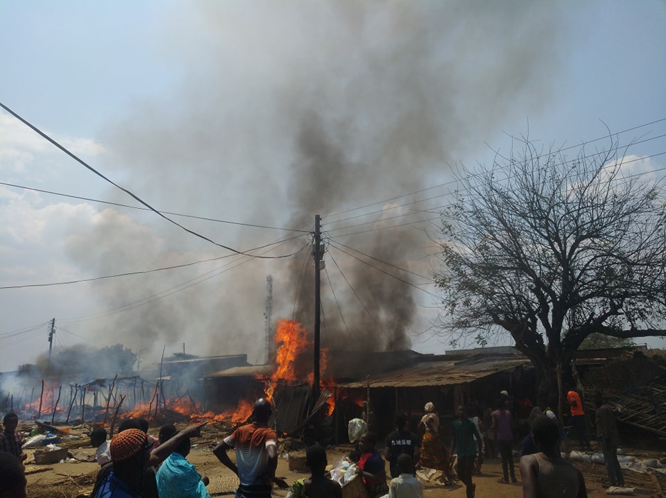 Fire Gutted Dyeratu Market In Chikwawa