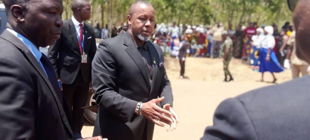 Chilima captured attending late Shpherdess Kuyama’s funeral in Ntcheu