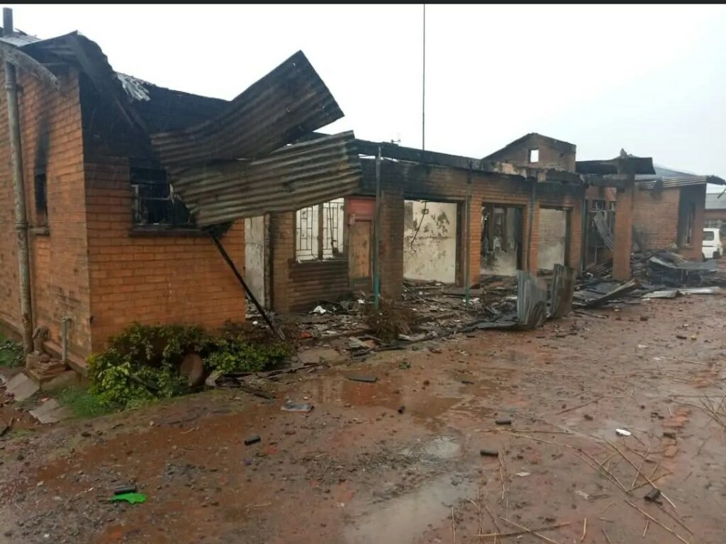Concerned citizens to rehabilitate torched Bvumbwe Police unit
