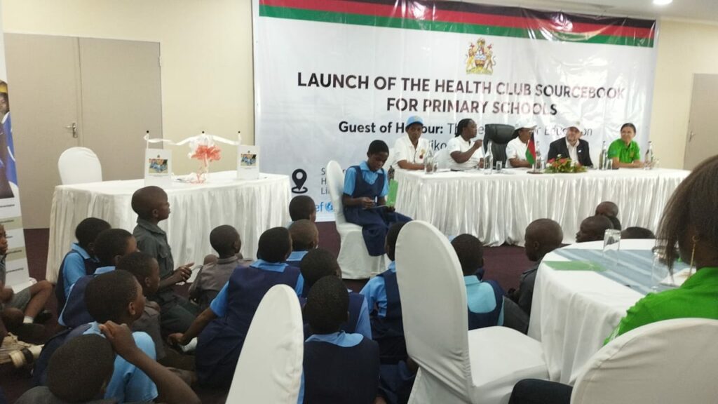 Govt Launches Health Club Sourcebook For Senior Primary School In Lilongwe
