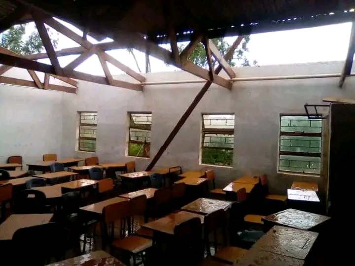 Heavy rain destroys Nkhwangwa Secondary School in Thyolo
