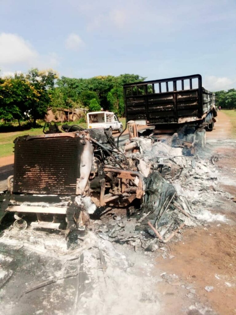 Police Recover 186 Bags of Cement Stolen After Truck Caught Fire In Mchinji