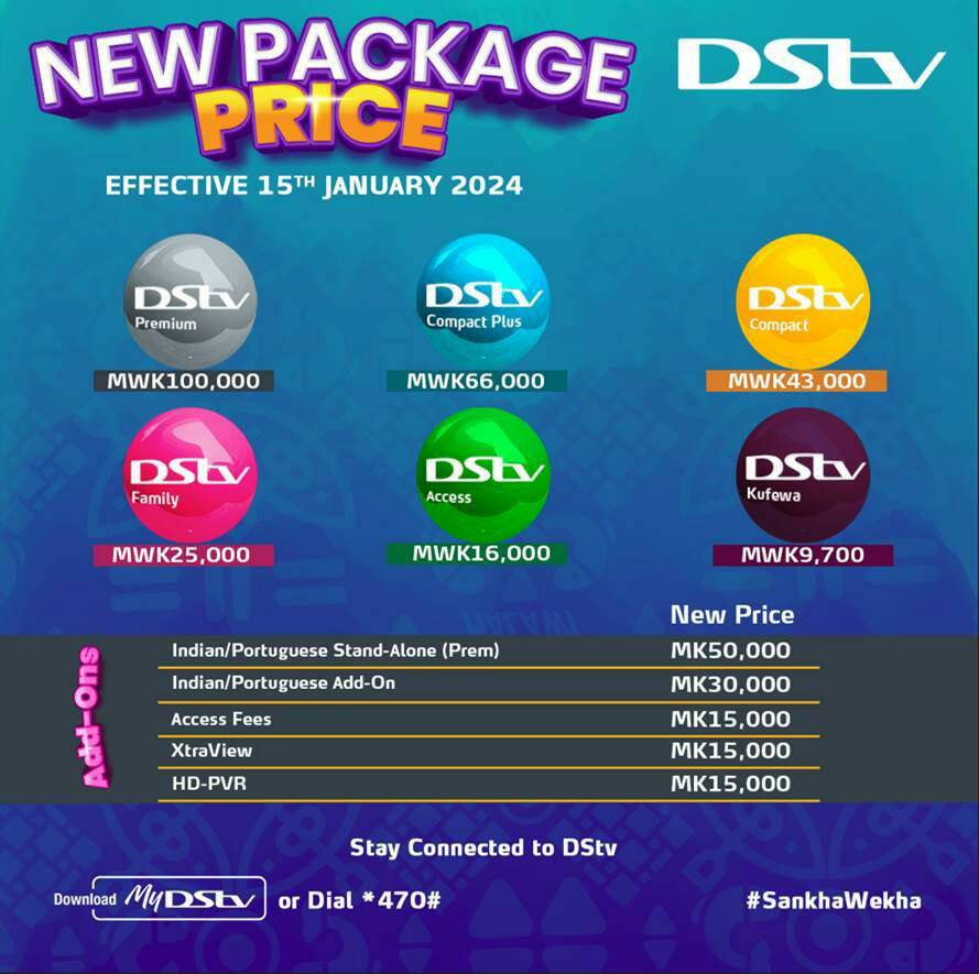 Multichoice Malawi hikes DSTV subscription prices