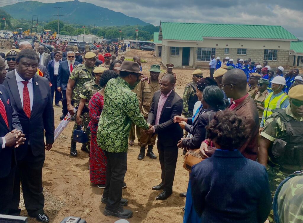 Chakwera Inspects Newly Built Houses for Blantyre Prison Officers