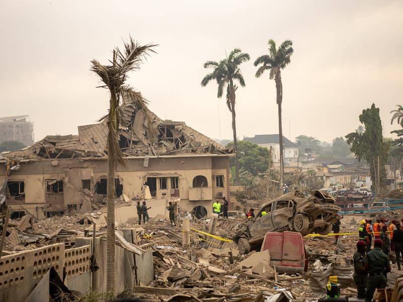 2 killed and 77 injured in a massive blast in southern Nigeria