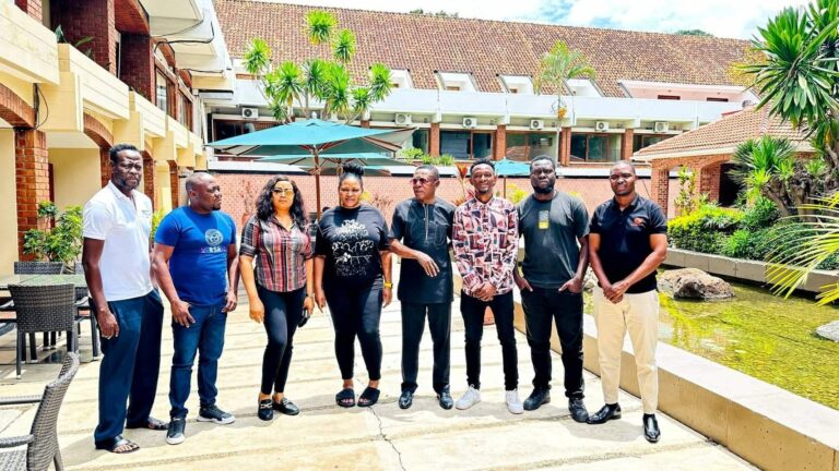 School Days Cast Spotted With Nollywood Actor Osuofia -Nkem Owoh