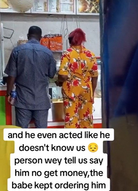 Lady caught her dad with his side-chick at an eatery on her mom’s birthday, she exposes him (Watch Video)