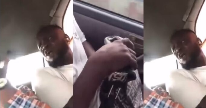 Drama as man m@sturb@tes in a public car beside a female passenger (Watch VIDEO)