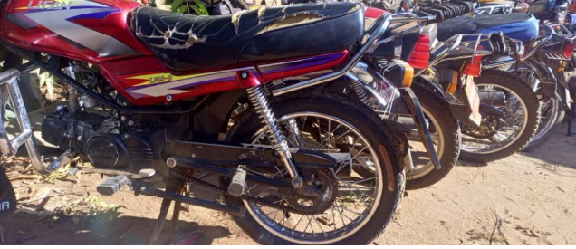 POLICE CONFISCATES 55 MOTORCYCLES FOR BREAKING ROAD TRAFFIC RULES IN LILONGWE