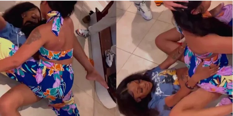 See What Rubbish These Two Girls Were Recorded Doing During House Party (Watch Video)