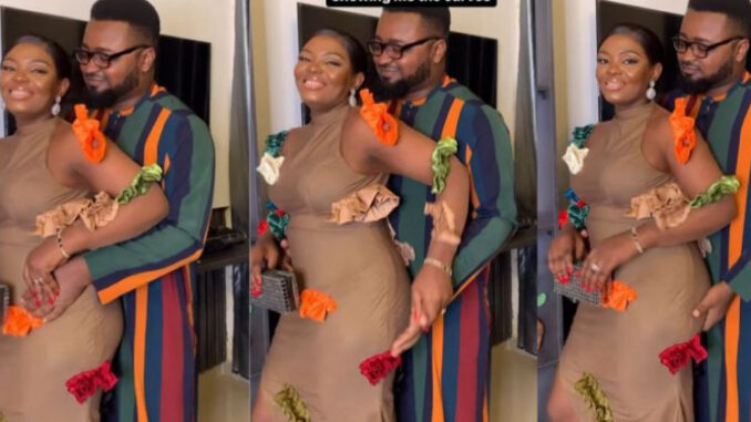 Is This Couple Really In Love? Video of wife repeatedly removing her husband hand from her backside raises questions (VIDEO)