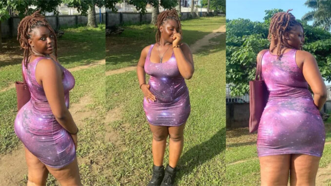 See Photos As Lady Brags About Her Irresistible Shape (PHOTOS)