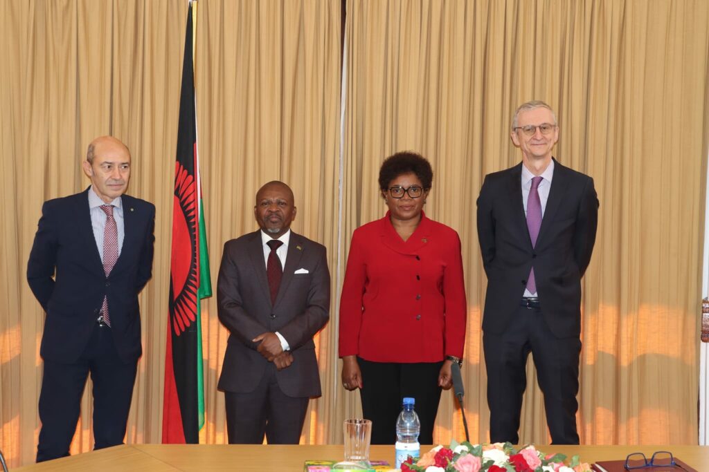 Italy govt delegation meets Vice President Michael Usi in Lilongwe