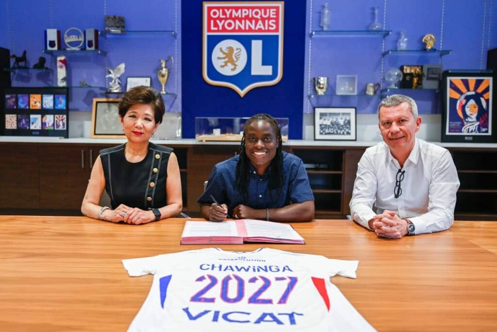 Tabitha Chawinga Signs 3-Year Contract With Olympique Lyonnais