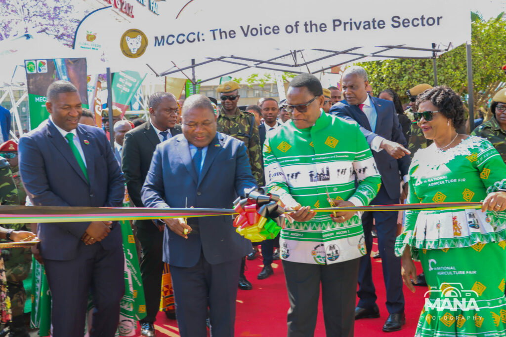 Chakwera And Nyusi Preside Over Opening Of 20th National Agriculture Fair In Blantyre