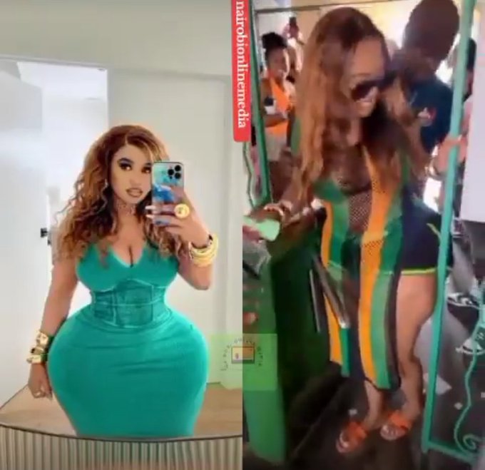 Kenyan Socialite Vera Sidika Faces Delay at Jamaican Security Checkpoint Due to Hips