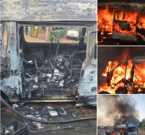 18 Pupils Escape Death After School Bus Catches Fire In Zambia