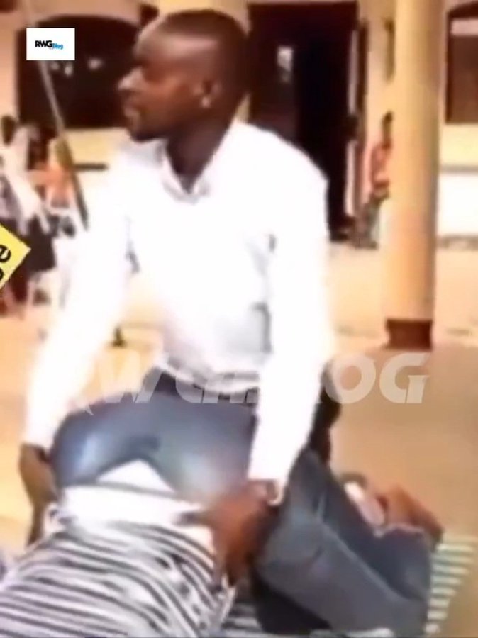Ugandan Pastor Buzzing Online After Being Caught On Camera Teaching His Members How To Do Doggy In Church (Watch Video)