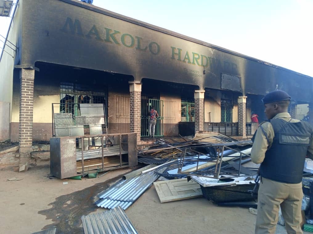 Fire Destroys Goods at Makolo Hardware Store in Mzimba