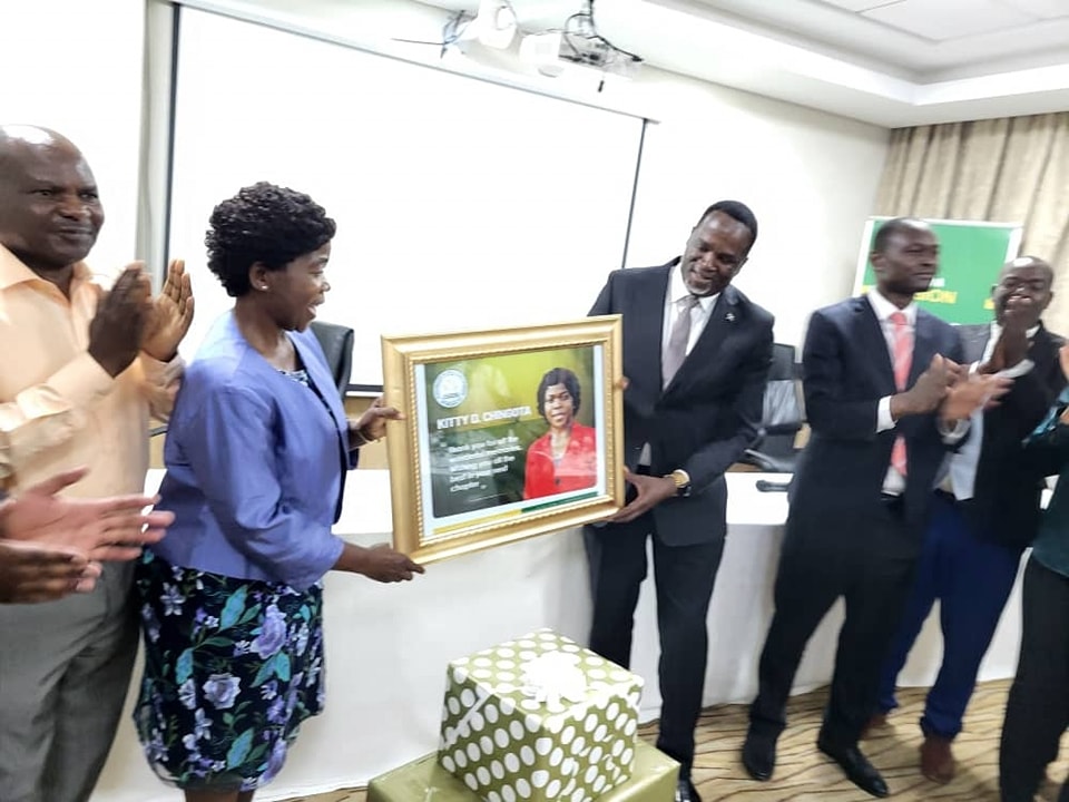 ESCOM spokesperson Kitty Doris Chingota says bye in style