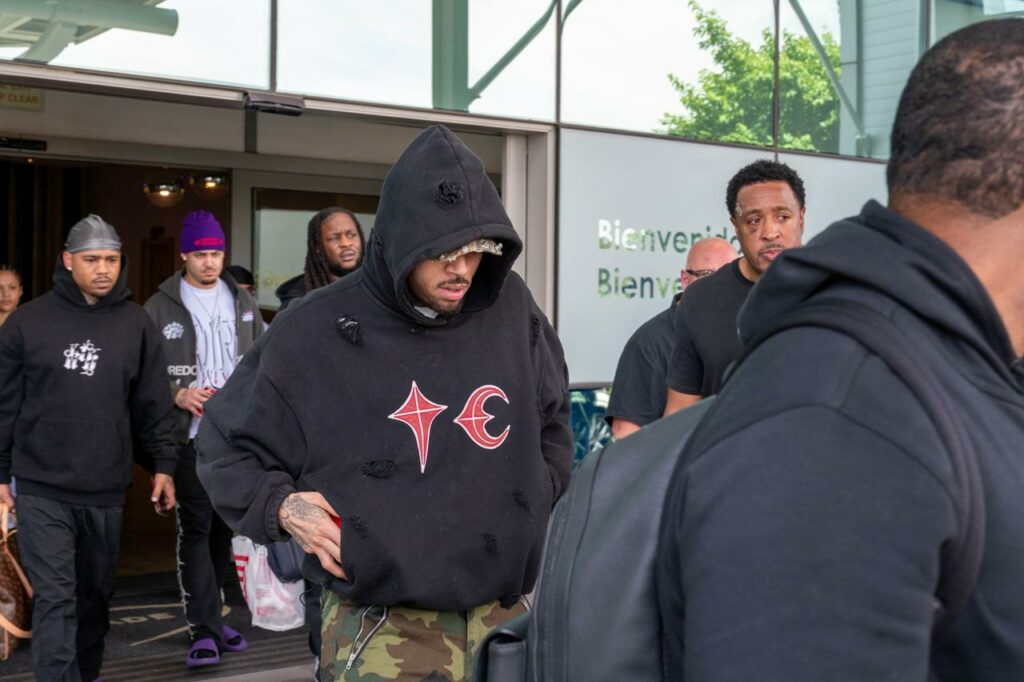 Chris Brown Arrives in South Africa Ahead of Upcoming Shows at FNB Stadium