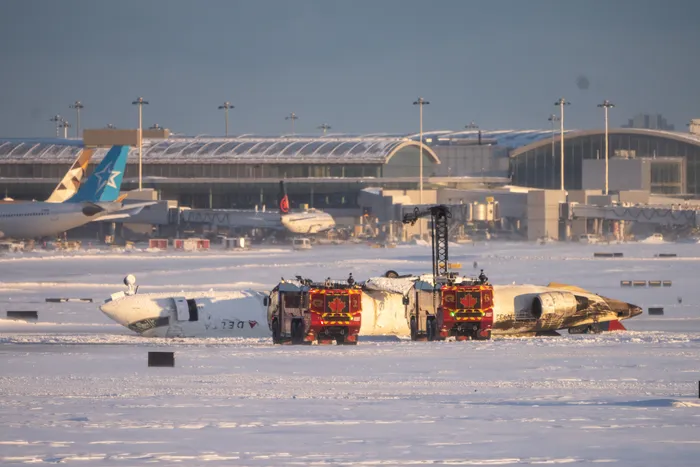 All 80 Survive as Plane Crashes and Overturns While Landing in Toronto