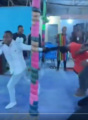 Watch viral Video of pastor aggressively dragging lady with her hair during deliverance in church gets many talking
