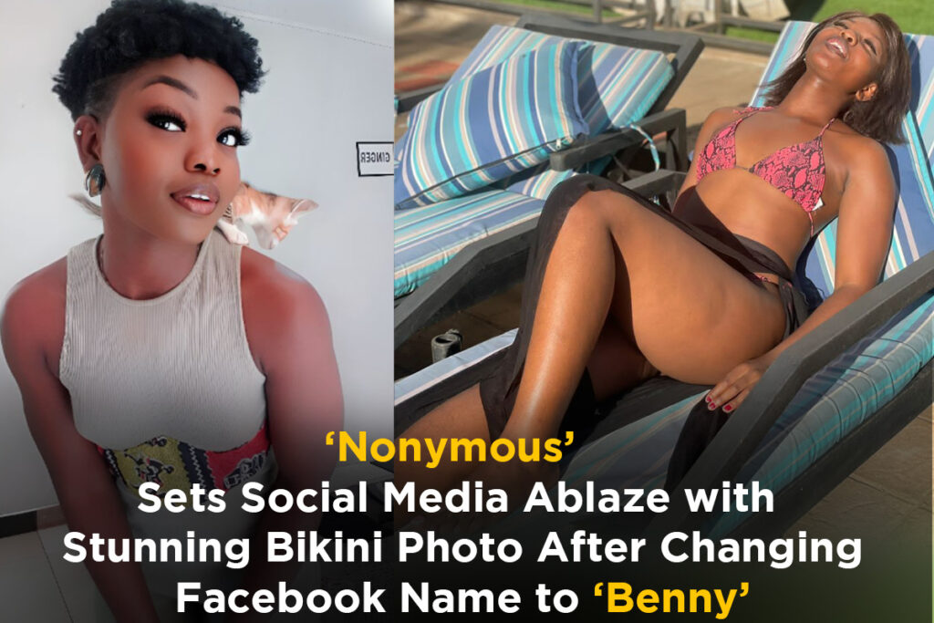 Nonymous Sets Social Media Ablaze with Stunning Bikini Photo After Changing Facebook Name to “Benny
