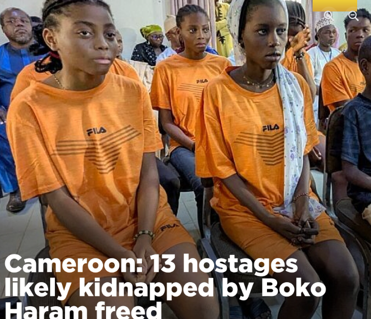 13 Young Hostages Freed in Cameroon After Boko Haram Abduction