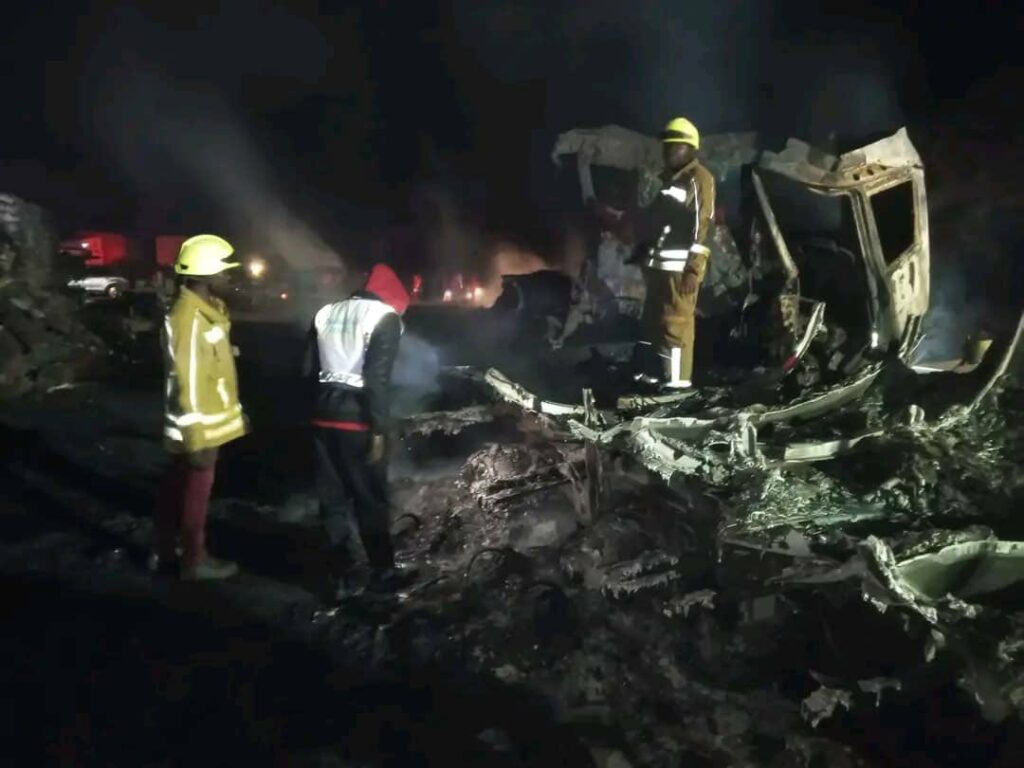 One Dead, Several Injured in Fiery Five-Truck Pile-Up on Danger Hill in Zambia