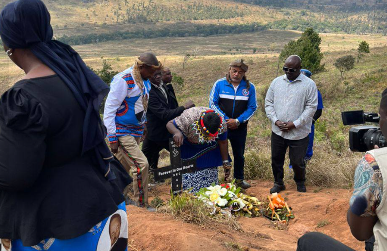 Jane Ansah Honors Late VP Saulos Chilima at Nthungwa Crash Site – Netizens Criticize the Move