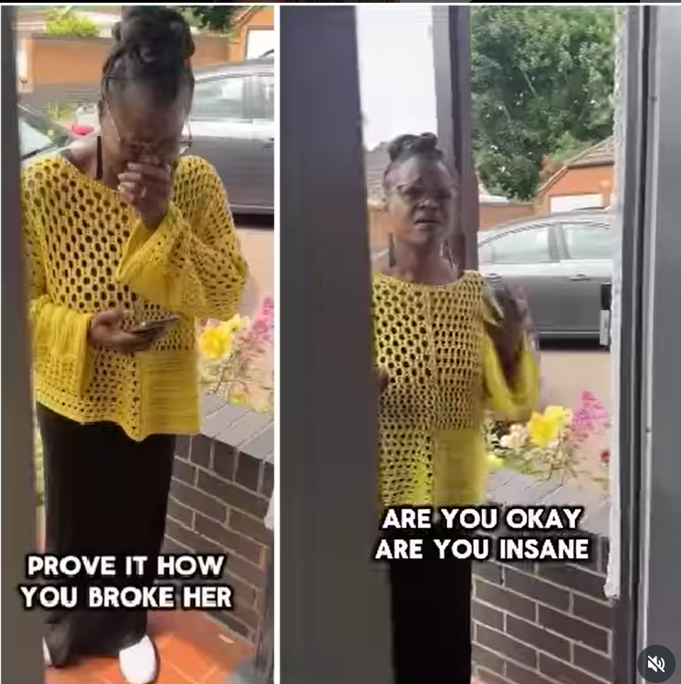 Drama as woman storms married man’s home, claims they’ve been dating for 3 years (Watch Video)