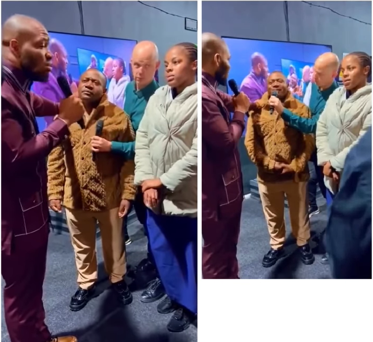 “Choose between your finance and love…” Pastor advises man to dump lover he brought to church (Watch Video)