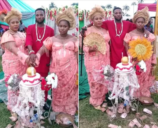 Man marries two wives same day (See Photos)