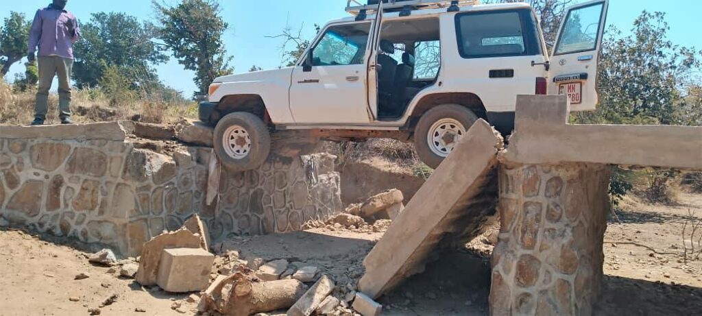 Newly Built Kamilangombe Bridge Collapses in Chitipa