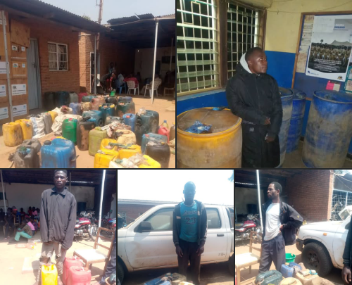 Six Arrested in Phalombe for Illegal Possession of Fuel