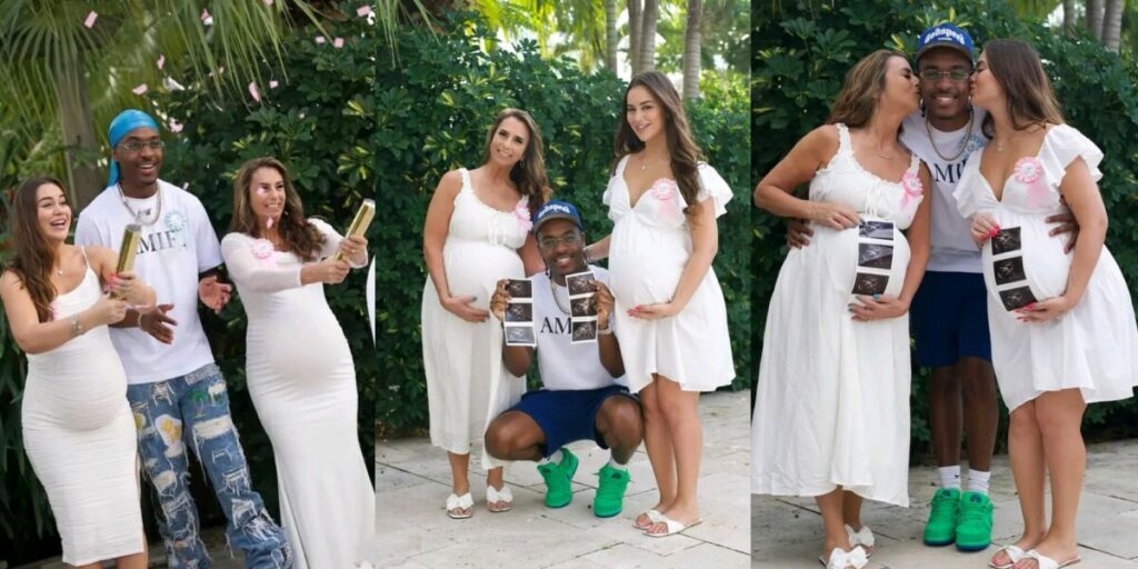 See pictures of mother and daughter expecting child for same man (See Pictures)