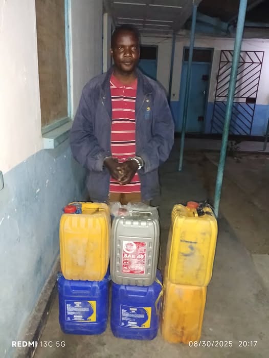 Police Arrest Man in Karonga for Smuggling 120 Litres of Petrol