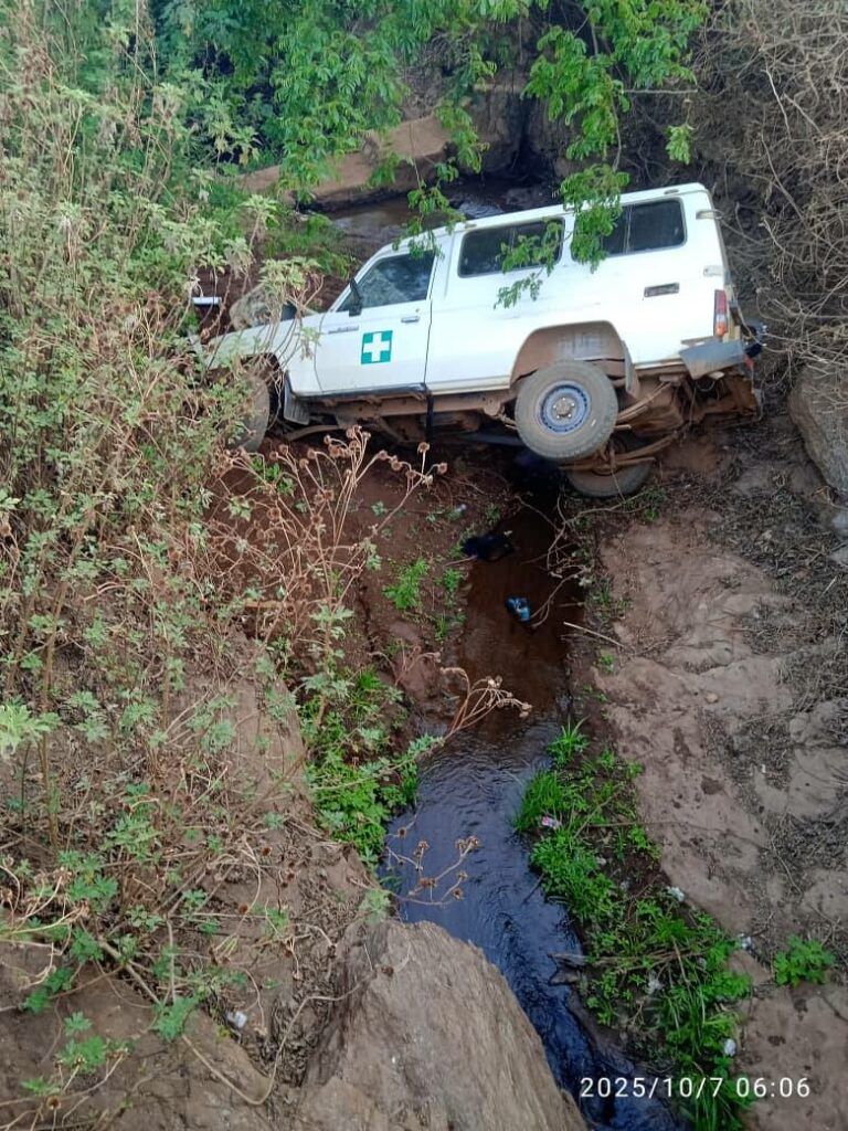 Ambulance Accident Leaves Driver Injured in Ntchisi