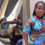 Watch video of fight between a male Nollywood producer and a female crew member during movie filming (video)