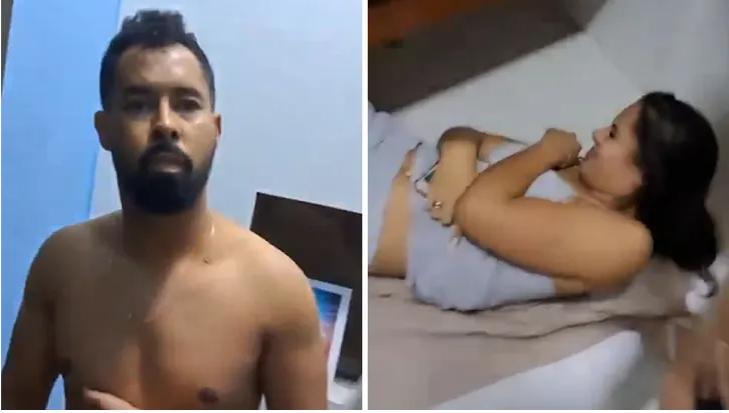 Catholic Priest caught hiding parishioner’s fiancée in his bathroom (Watch Video)