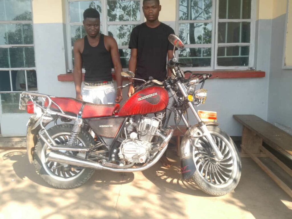 Trust Gone Wrong – Duo Arrested for Stealing Friend’s Motorbike