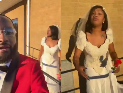 DRAMA|| Man calls off wedding after discovering his bride invited her ex as a “friend” (Watch Video)